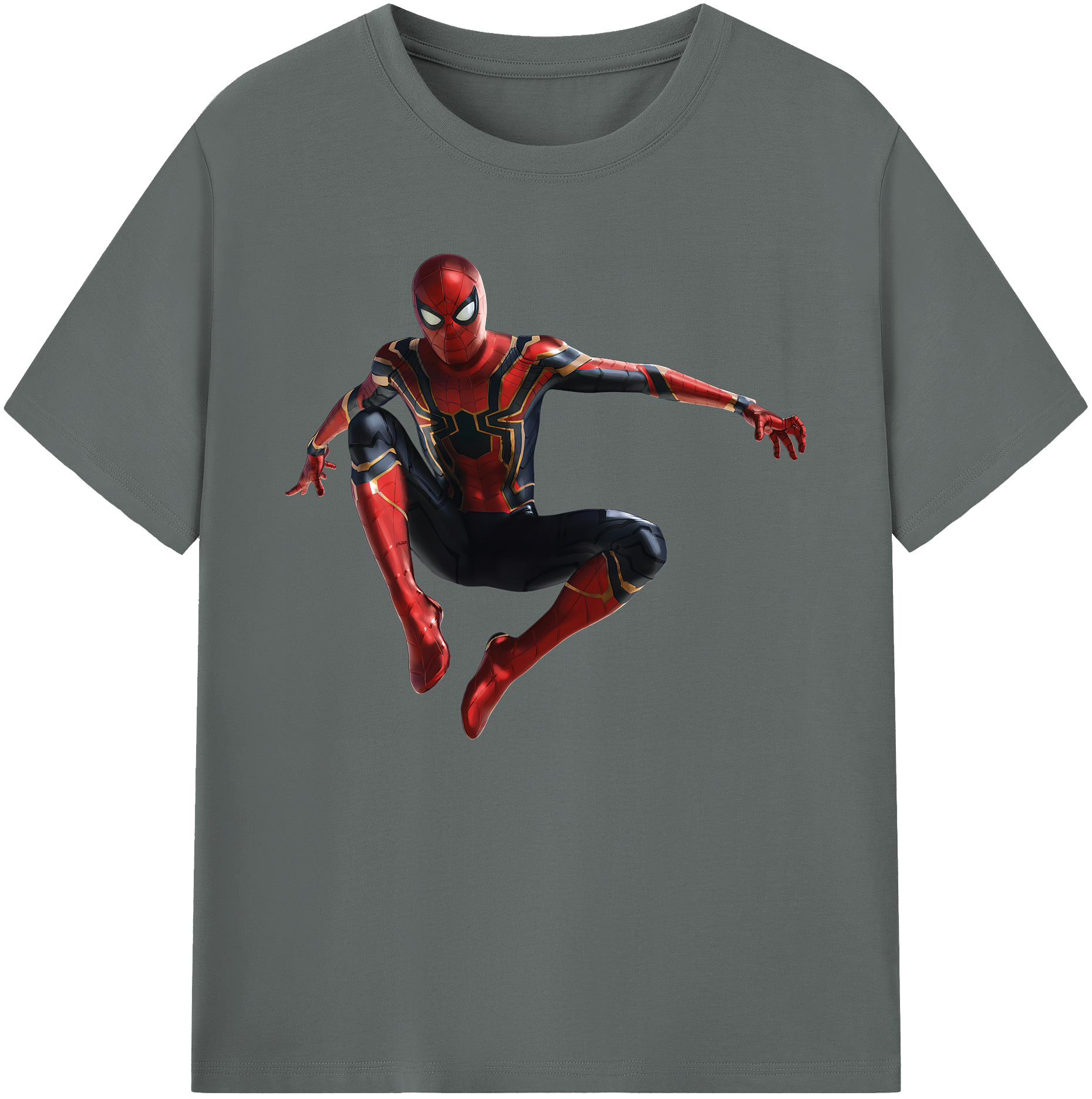 （画像用） Spider Man スパイダーマン 綿100％ メンズ半袖Tシャツ｜肌触りやわらか＆通気性